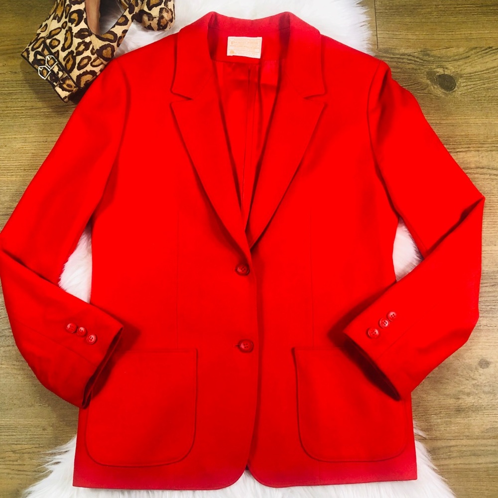 Pendleton Red Blazer